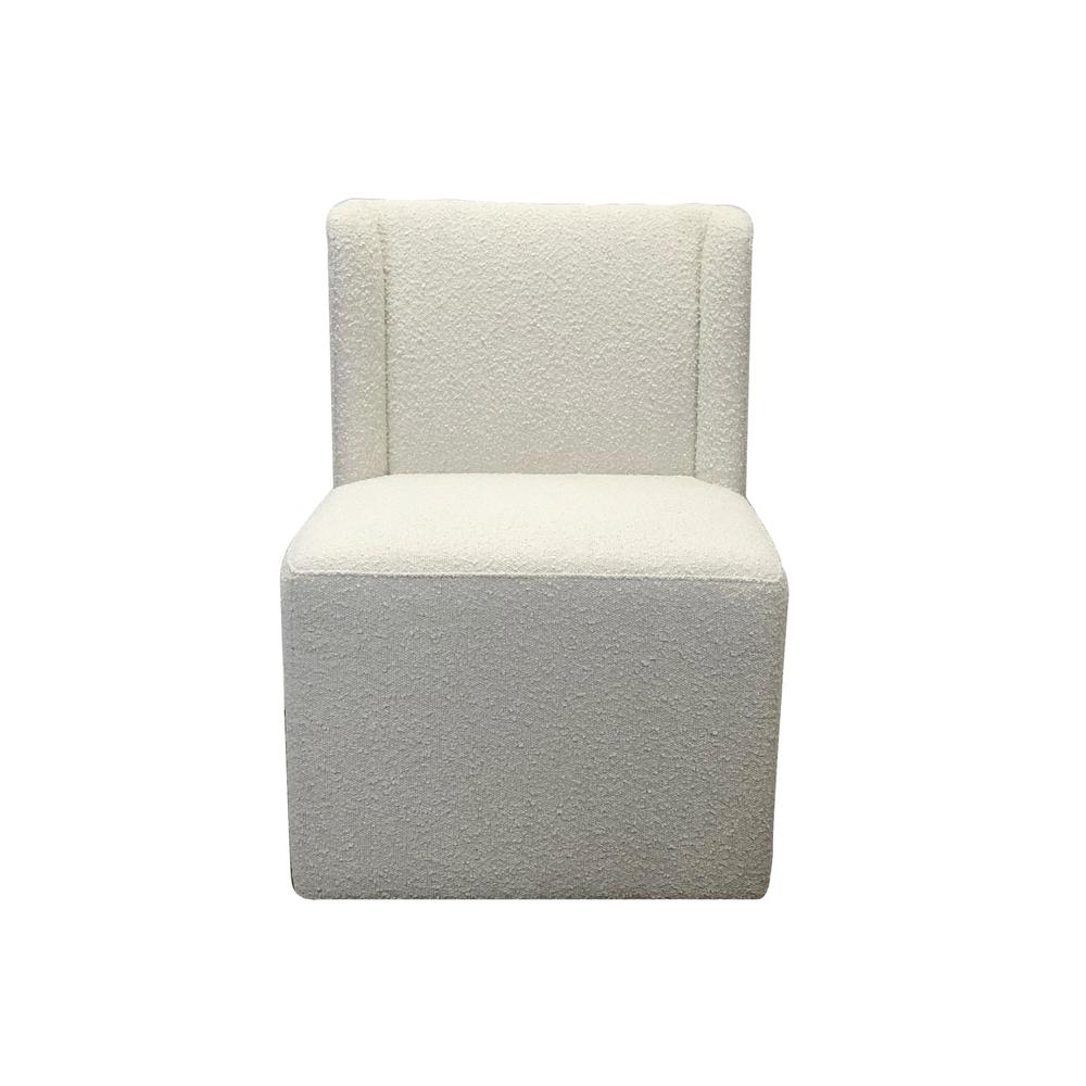 Sylvia Boucle Swivel Dining Chair (2 per Box). Picture 1