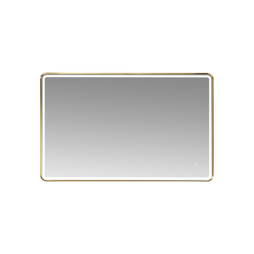 48'' Rectangle LED Lighted Accent Bathroom/Vanity Wall Mirror. Picture 1