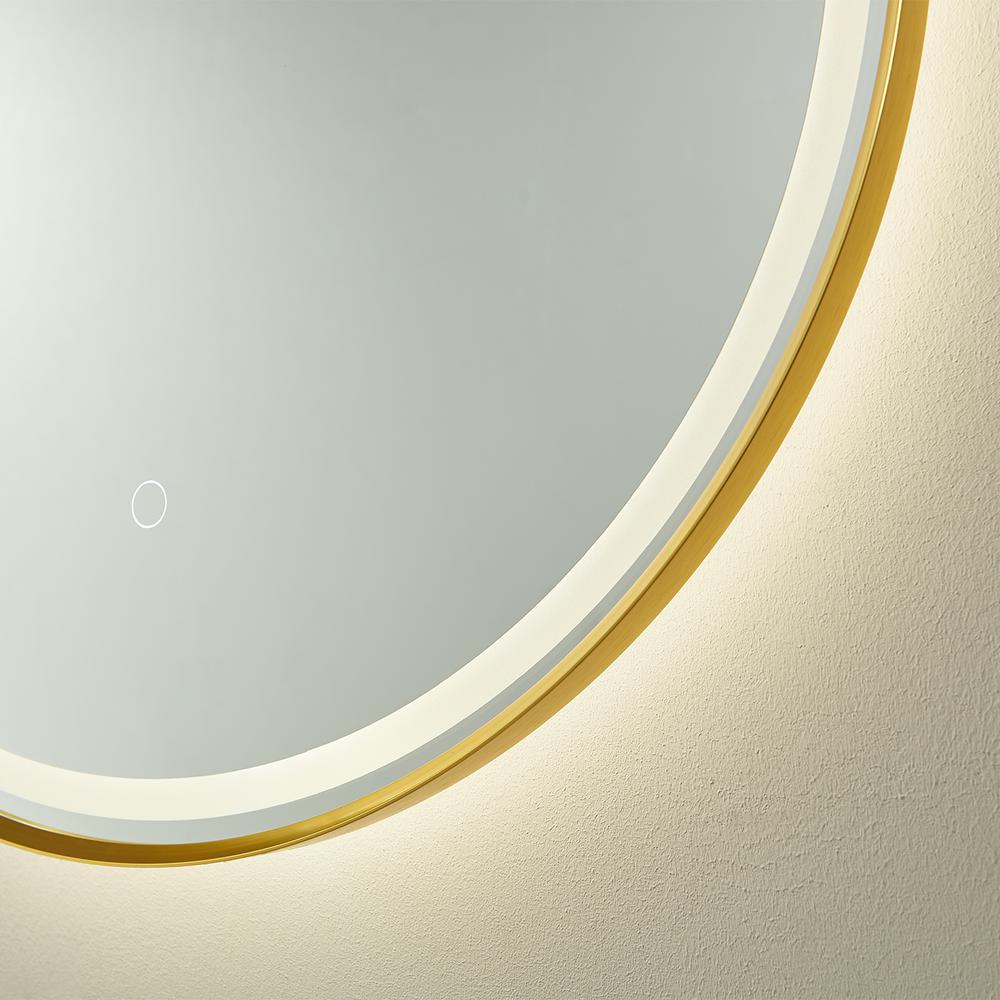 24'' Oval LED Lighted Accent Bathroom/Vanity Wall Mirror. Picture 10