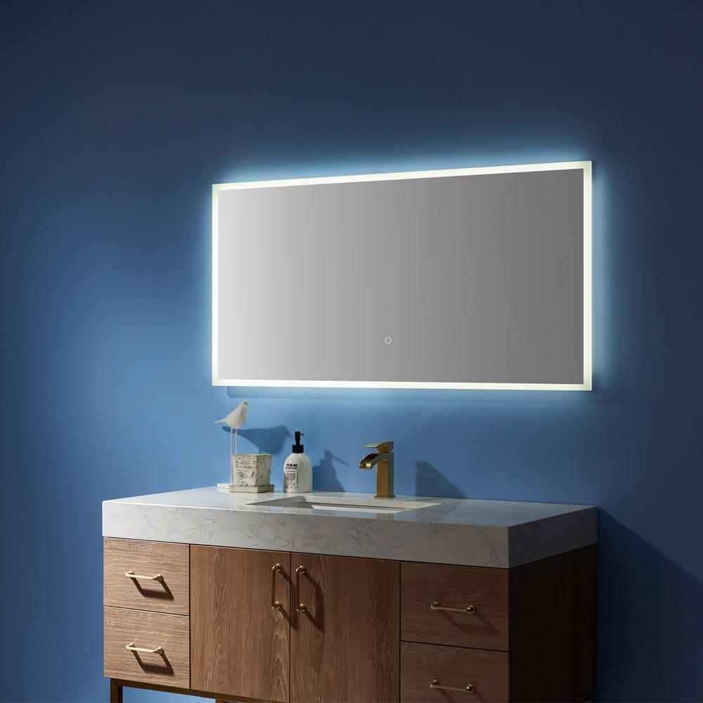 48''  Rectangle Illuminated Bathroom/Vanity Wall Mirror. Picture 3