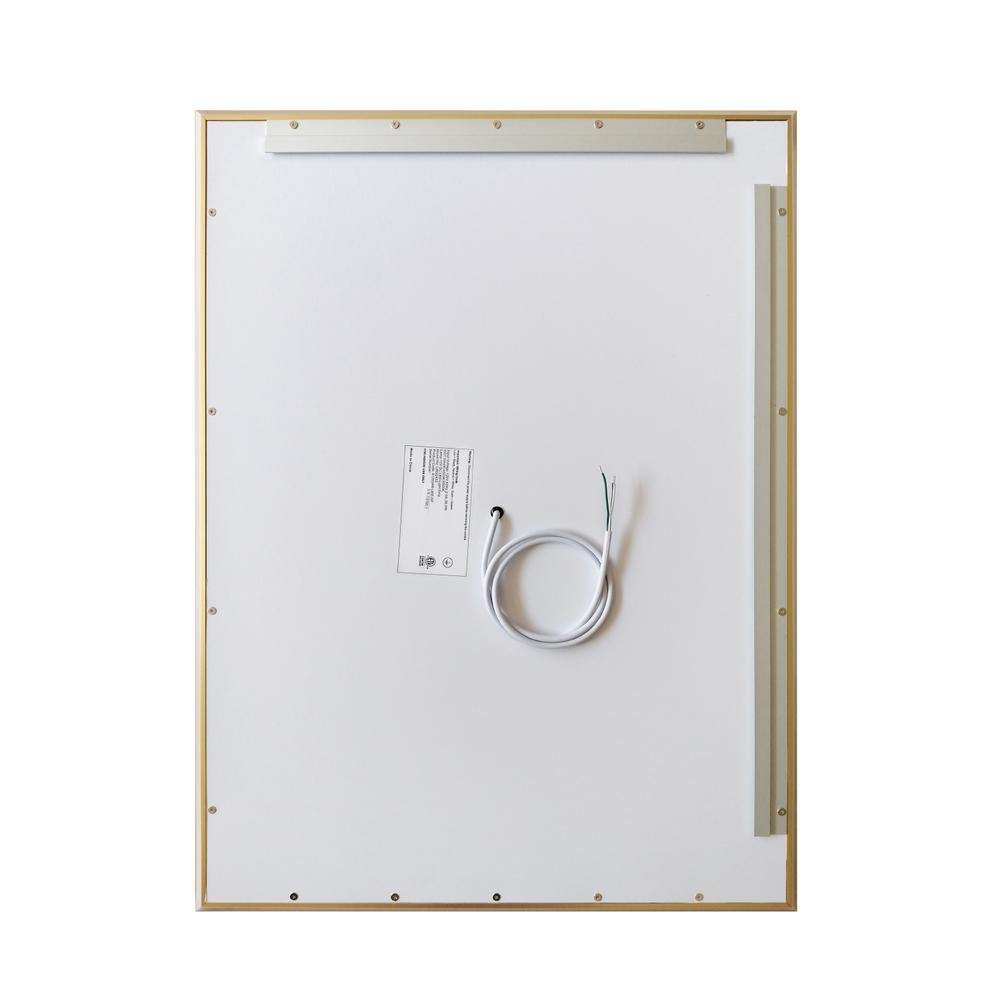 24'' Rectangle LED Lighted Accent Bathroom/Vanity Wall Mirror. Picture 2