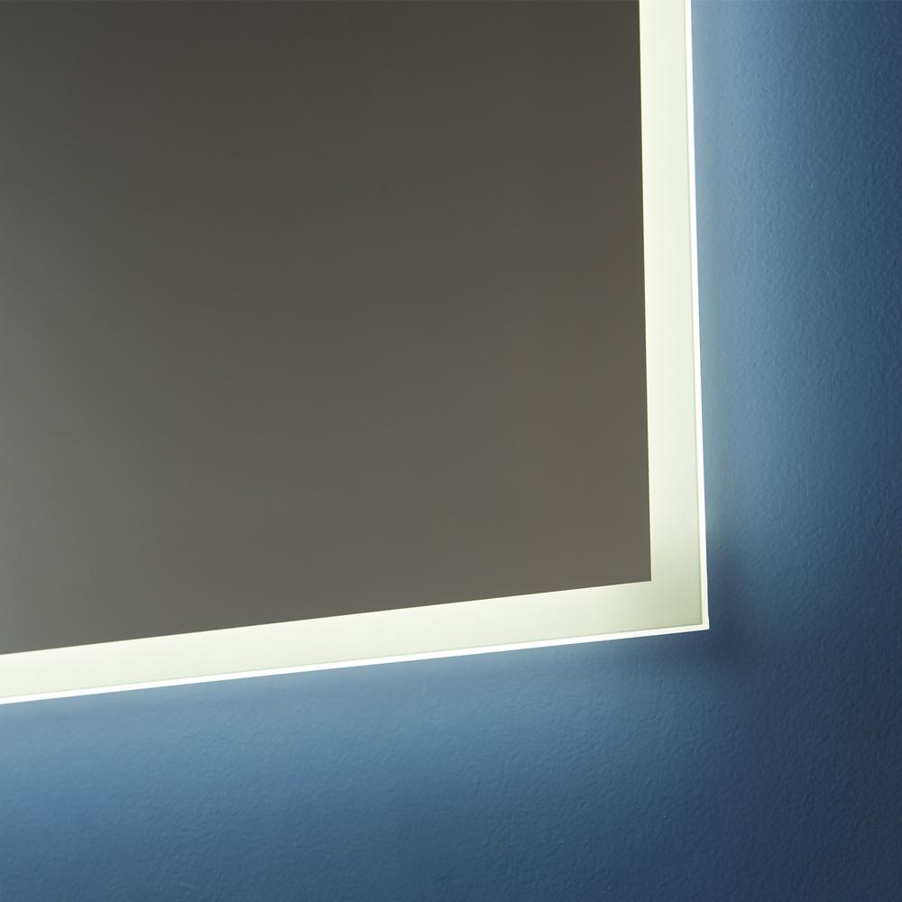 24''  Rectangle Illuminated Bathroom/Vanity Wall Mirror. Picture 10