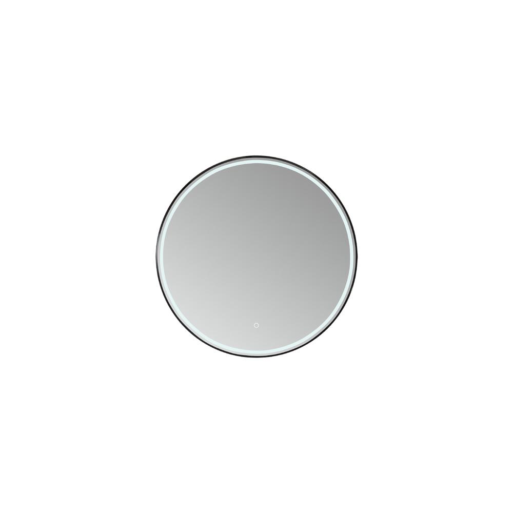 32'' Round LED Lighted Accent Bathroom/Vanity Wall Mirror. Picture 1