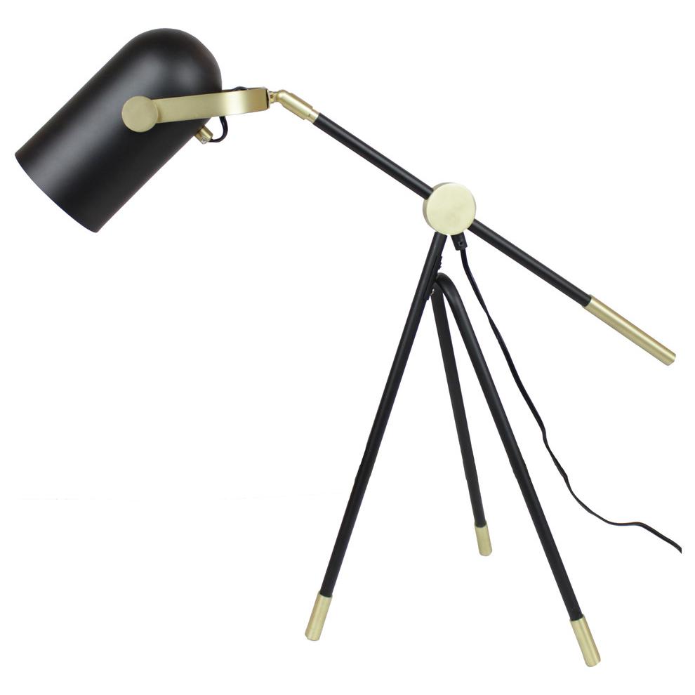 Industrial Theatrical 1-light Tripod Table Lamp. Picture 1