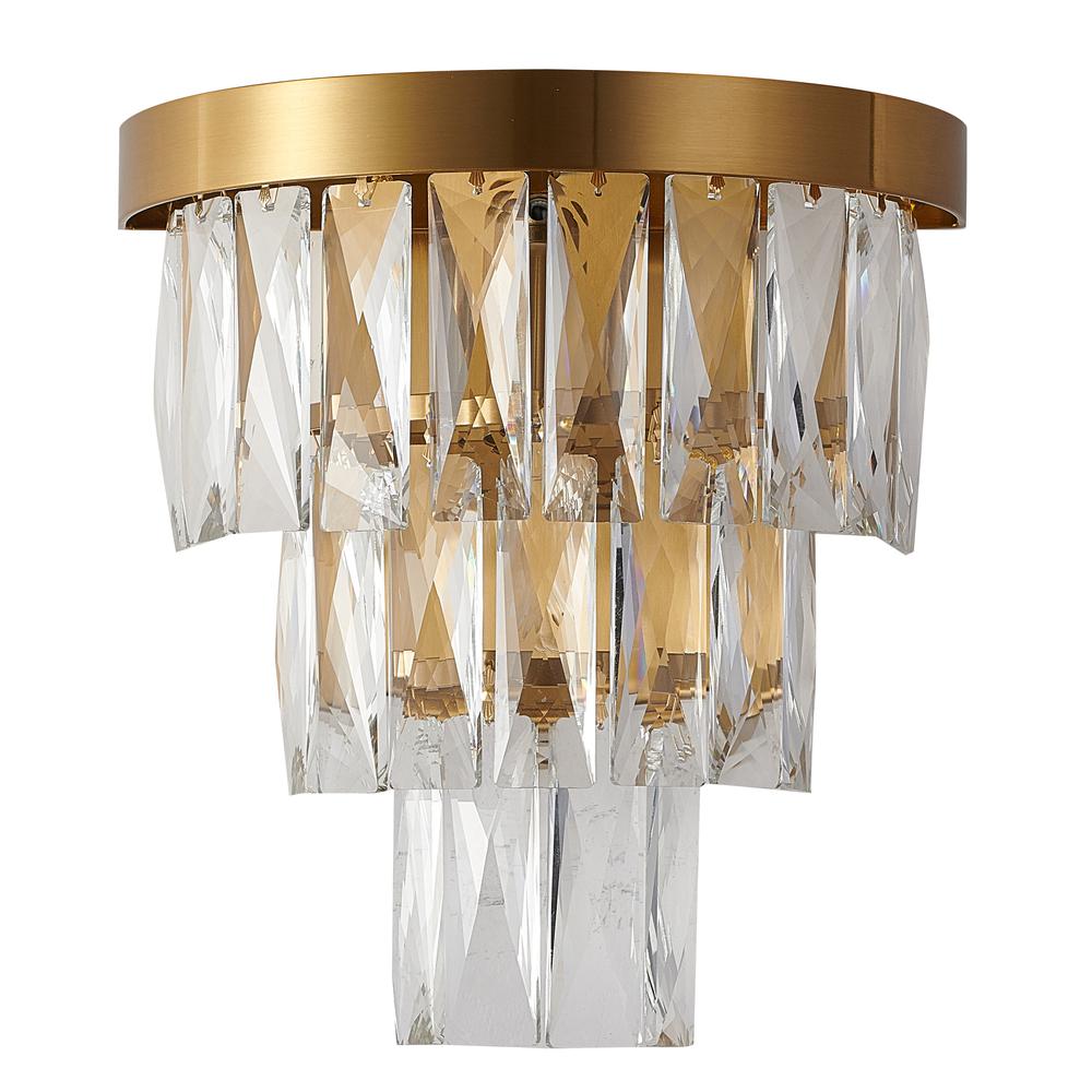 Wall Sconce Gold Metal & Crystal. Picture 2