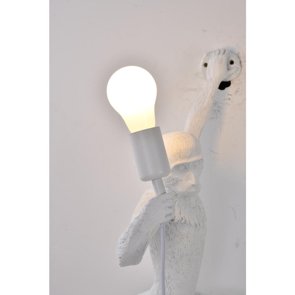 Wall Sconce White Resin. Picture 4