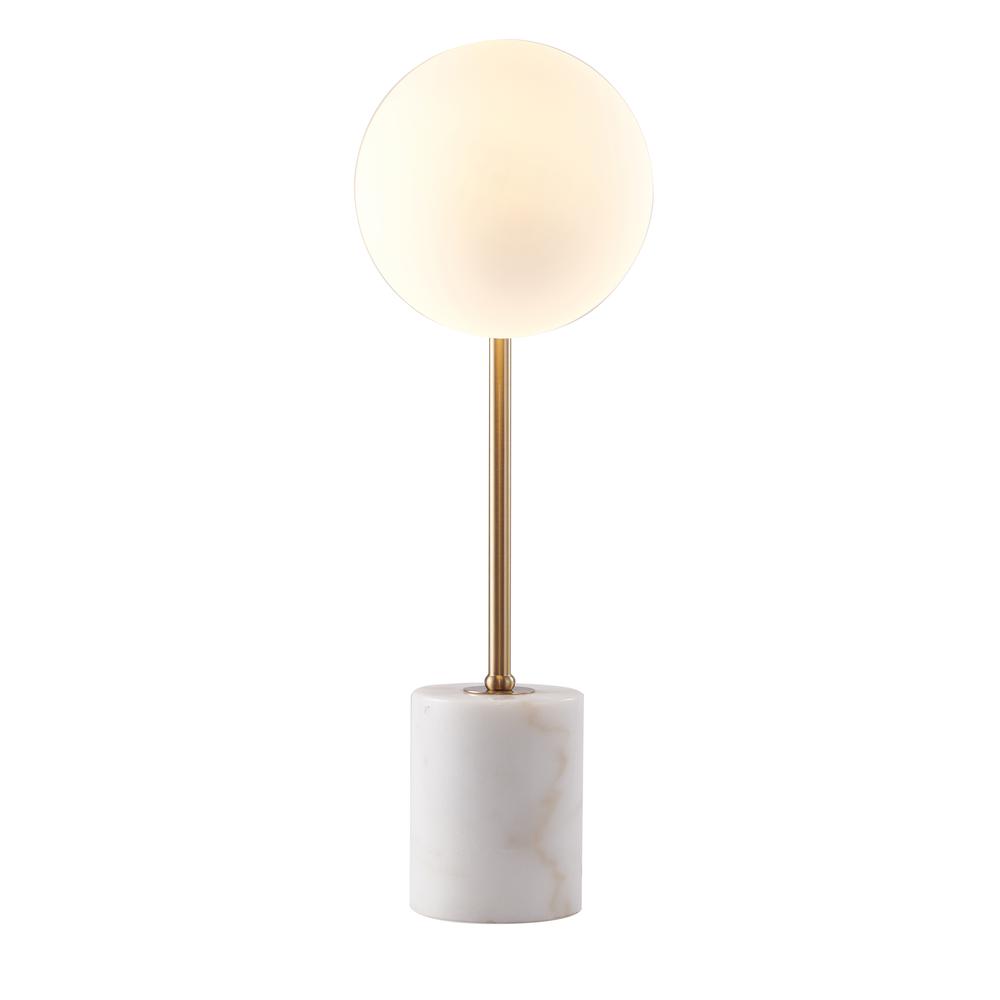 Table Lamp Gold Metal & Marble. Picture 2