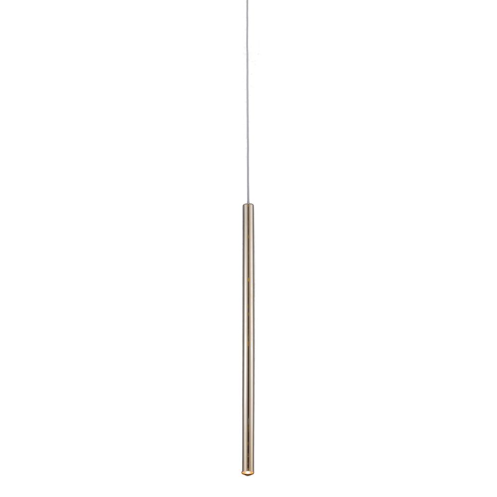 LED Single Pendant Lighting Gold Stainless Steel. Picture 1