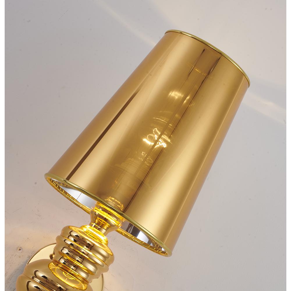 Wall Sconce Polished Gold  Steel. Picture 5