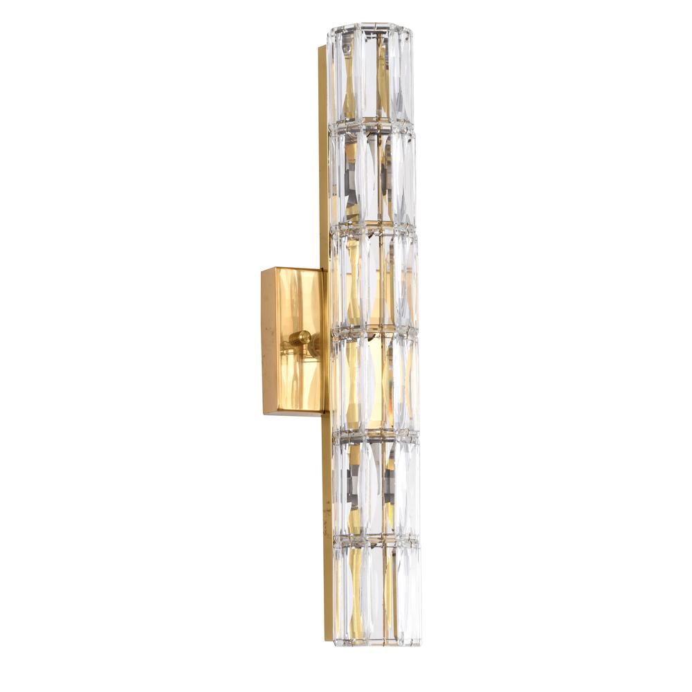 Wall Sconce Gold Metal & Crystal. Picture 2