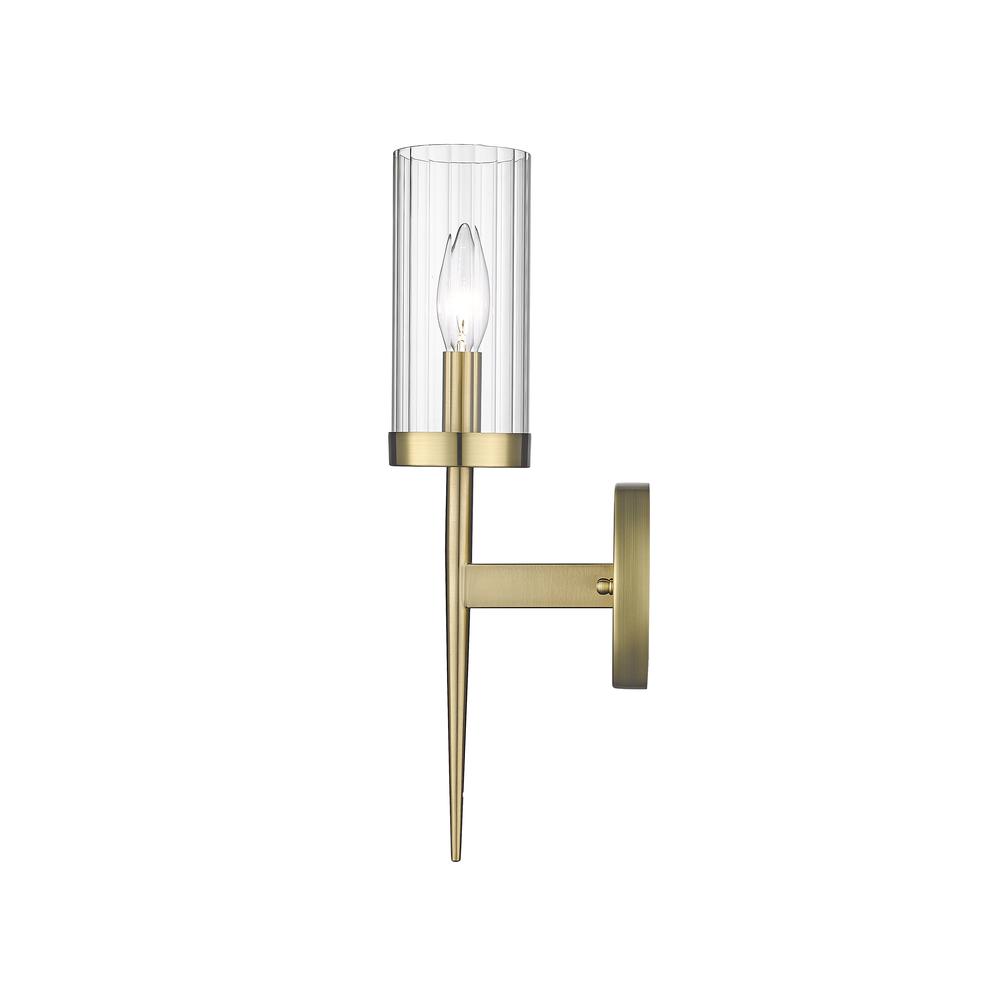 Wall Sconce Gold Iron & Glass. Picture 3