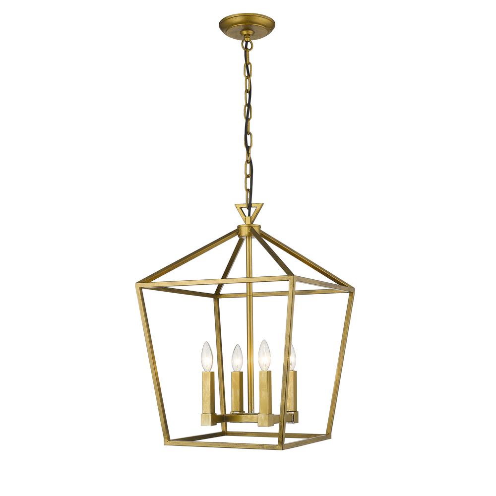 Chandelier Gold Metal. Picture 1