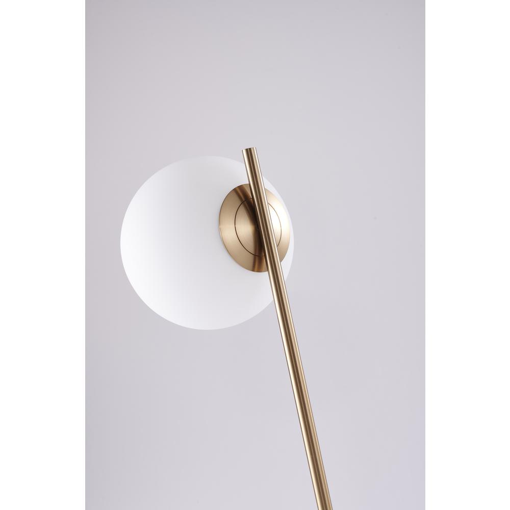 Table Lamp Gold Metal & Marble. Picture 5