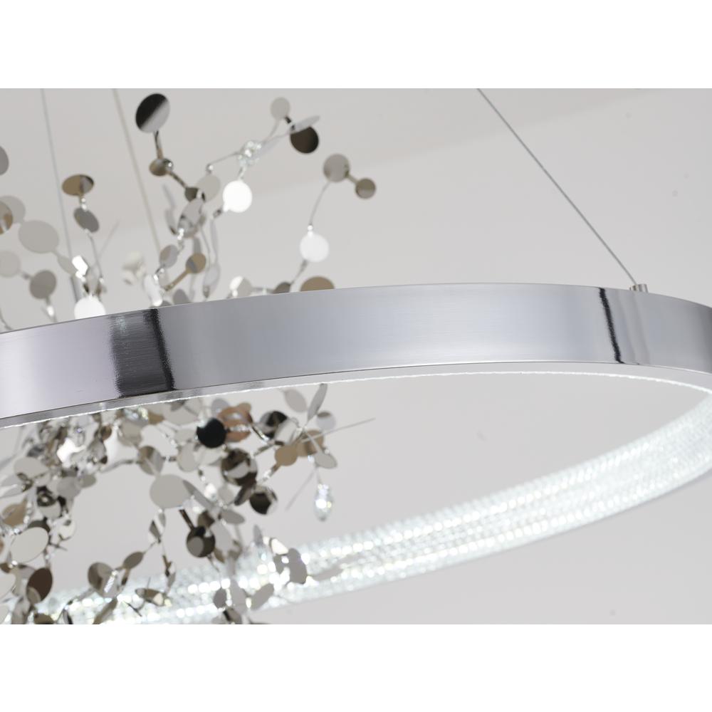 LED Chandelier Chrome Aluminum & Acrylic. Picture 5
