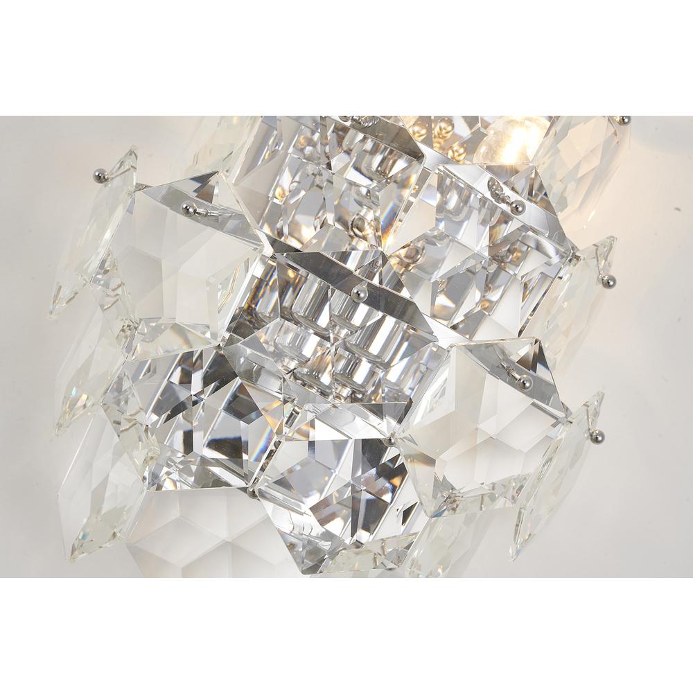 Wall Sconce Chorme Stainless Steel & Crystal. Picture 5