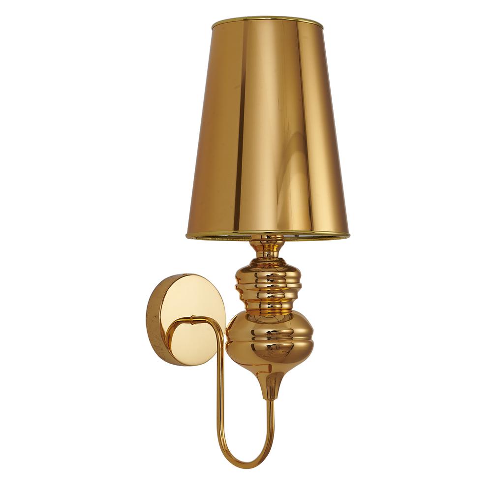 Wall Sconce Polished Gold  Steel. Picture 2