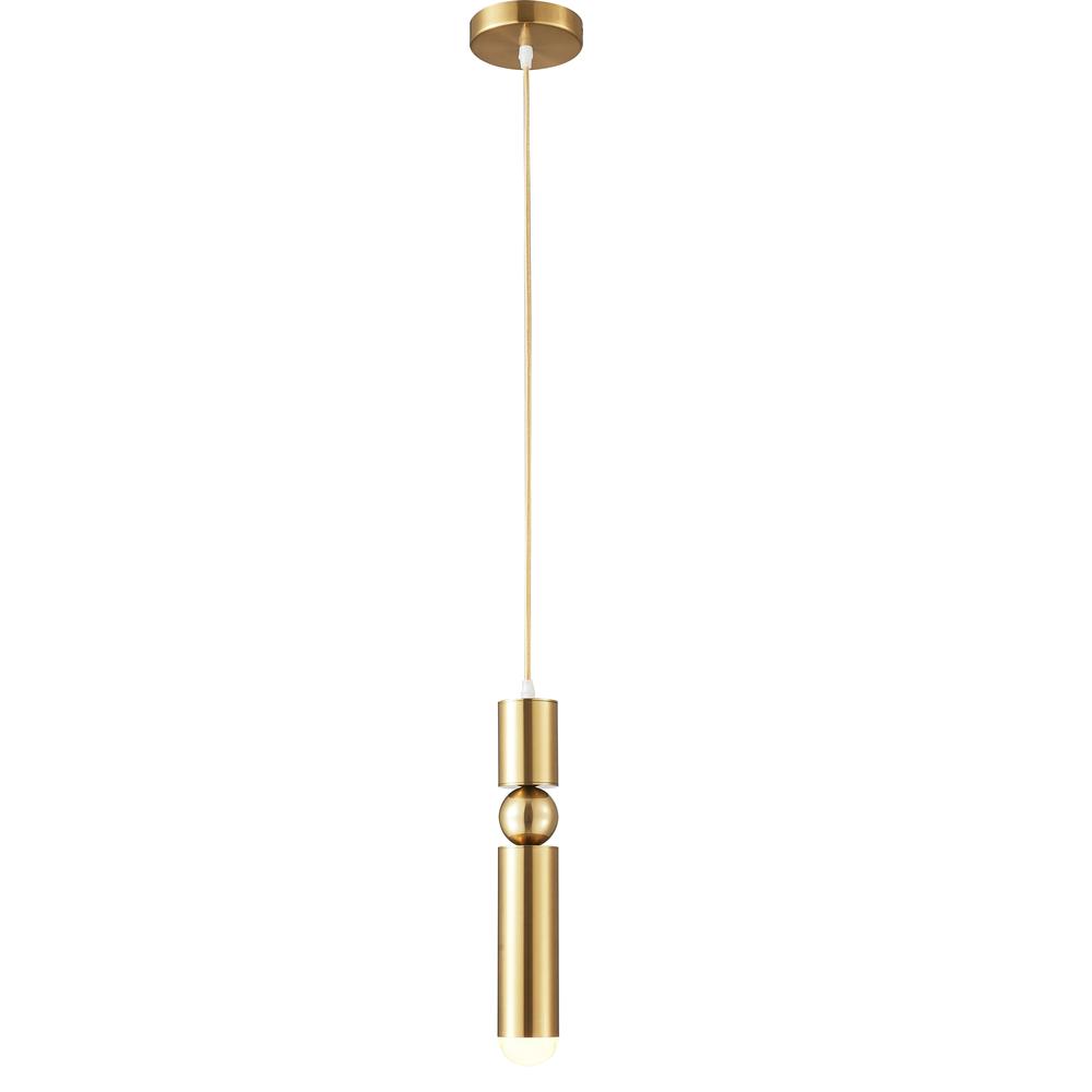 Single Pendant Lighting Brass Metal. Picture 1