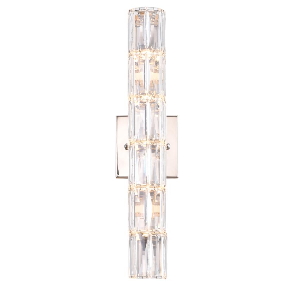 Wall Sconce Chrome Metal & Crystal. Picture 1