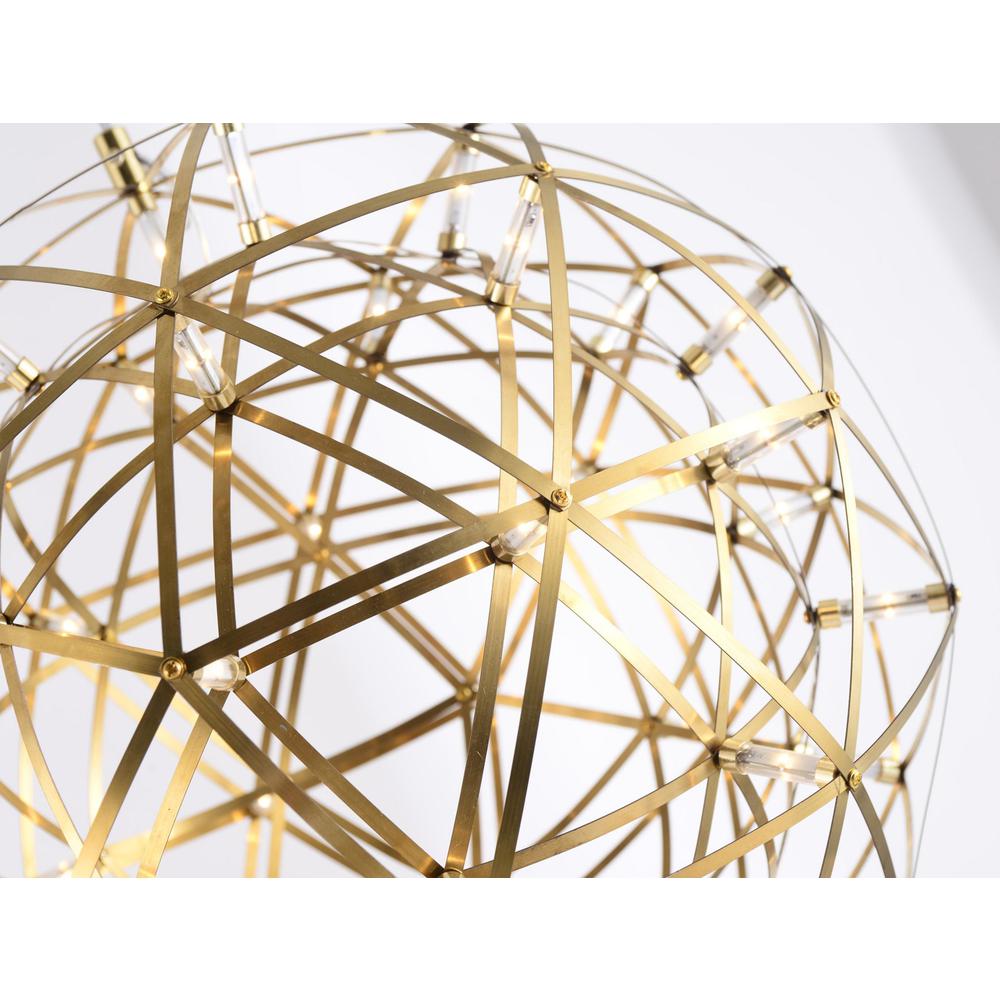 LED Chandelier gold Stainless Steel. Picture 2