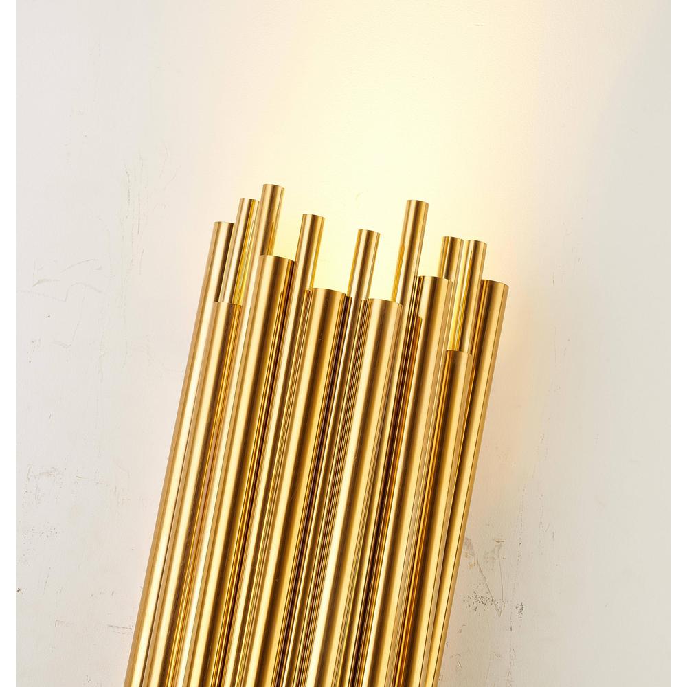 Wall Sconce Gold Stainless Steel. Picture 3