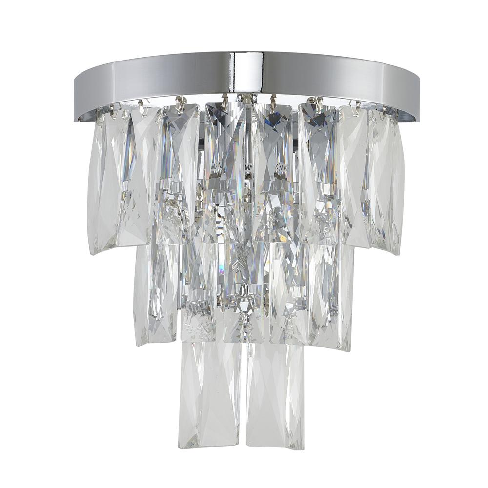 Wall Sconce Chrome Metal & Crystal. Picture 2