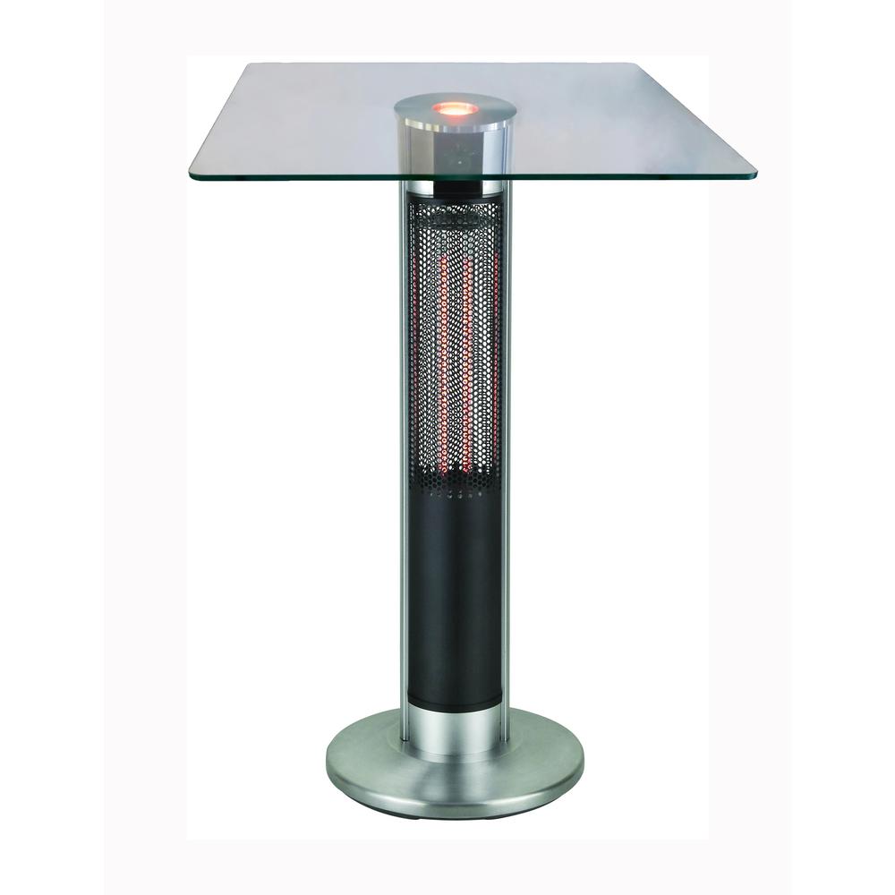 Infrared Electric Outdoor Heater - Bistro Table With LED. Picture 1