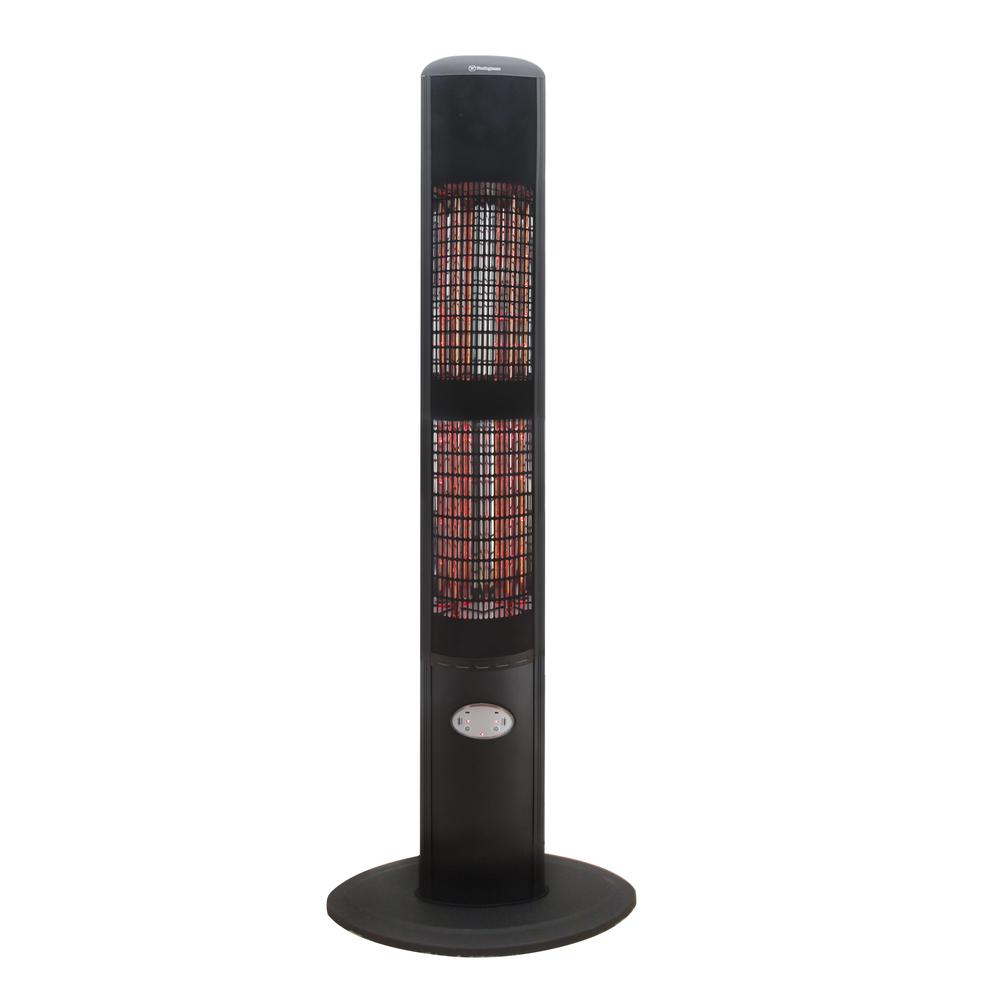 Infrared Electric Outdoor Heater - Freestanding with Remote. Picture 1