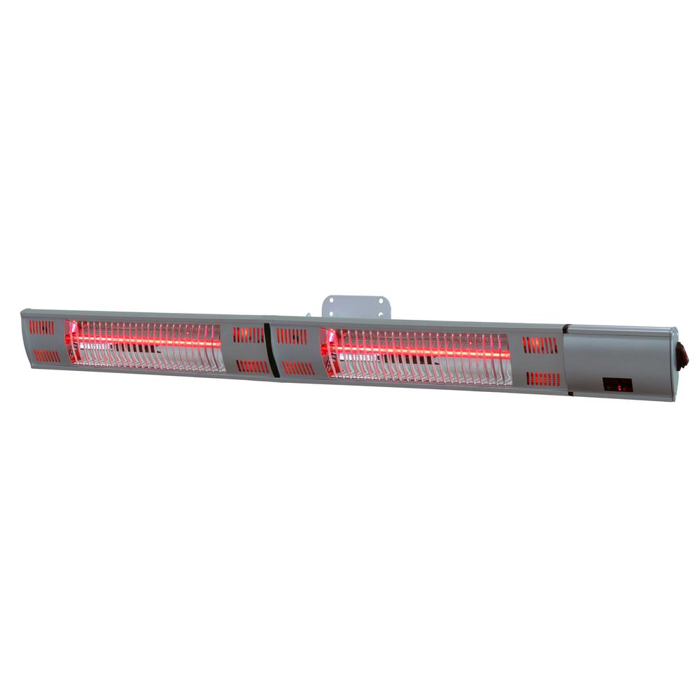 240V Infrared Electric Outdoor Heater - Wall Mounted with Remote. Picture 1