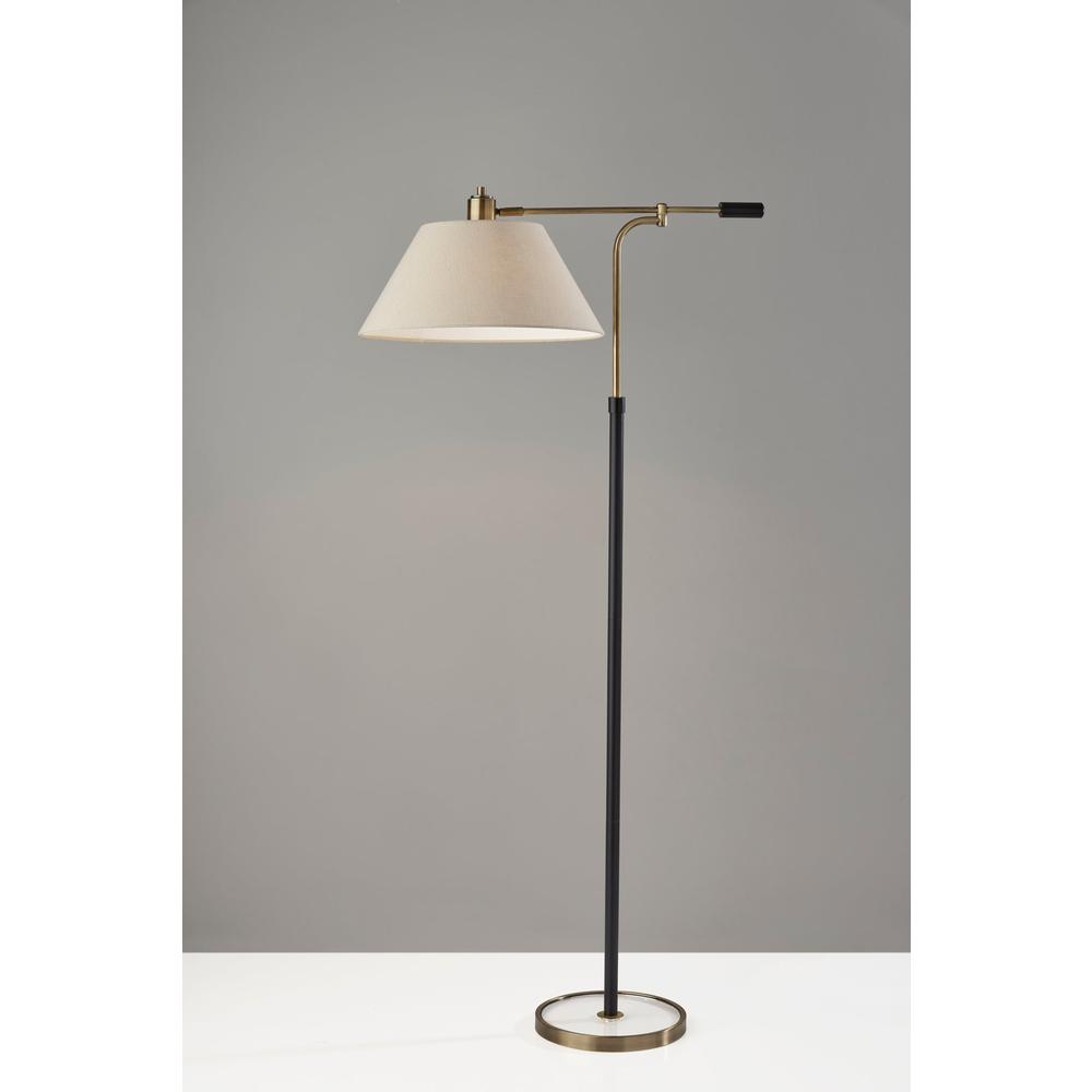 Bryson Swing-Arm Floor Lamp. Picture 2