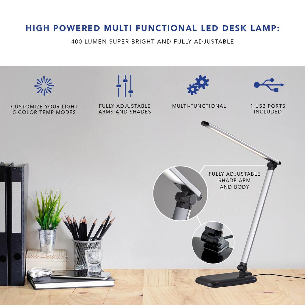 Lennox LED Multi-Function Desk Lamp. Picture 3