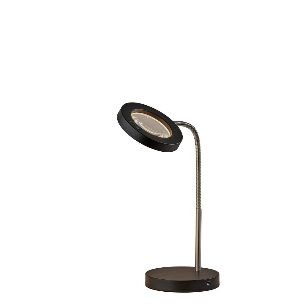 Holmes LED Magnifier Desk Lamp w/Smart Switch. Picture 1
