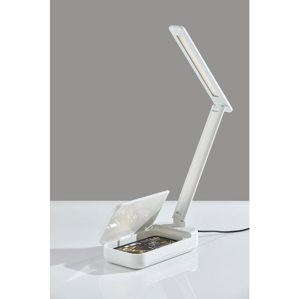 UV-C Sanitizing Desk Lamp w. Wireless Charging & Smart Switch. Picture 3
