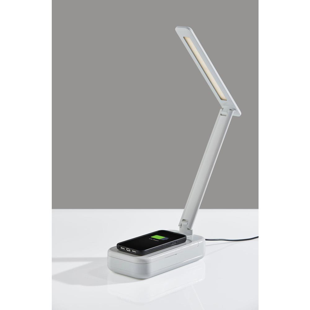 UV-C Sanitizing Desk Lamp w. Wireless Charging & Smart Switch. Picture 4