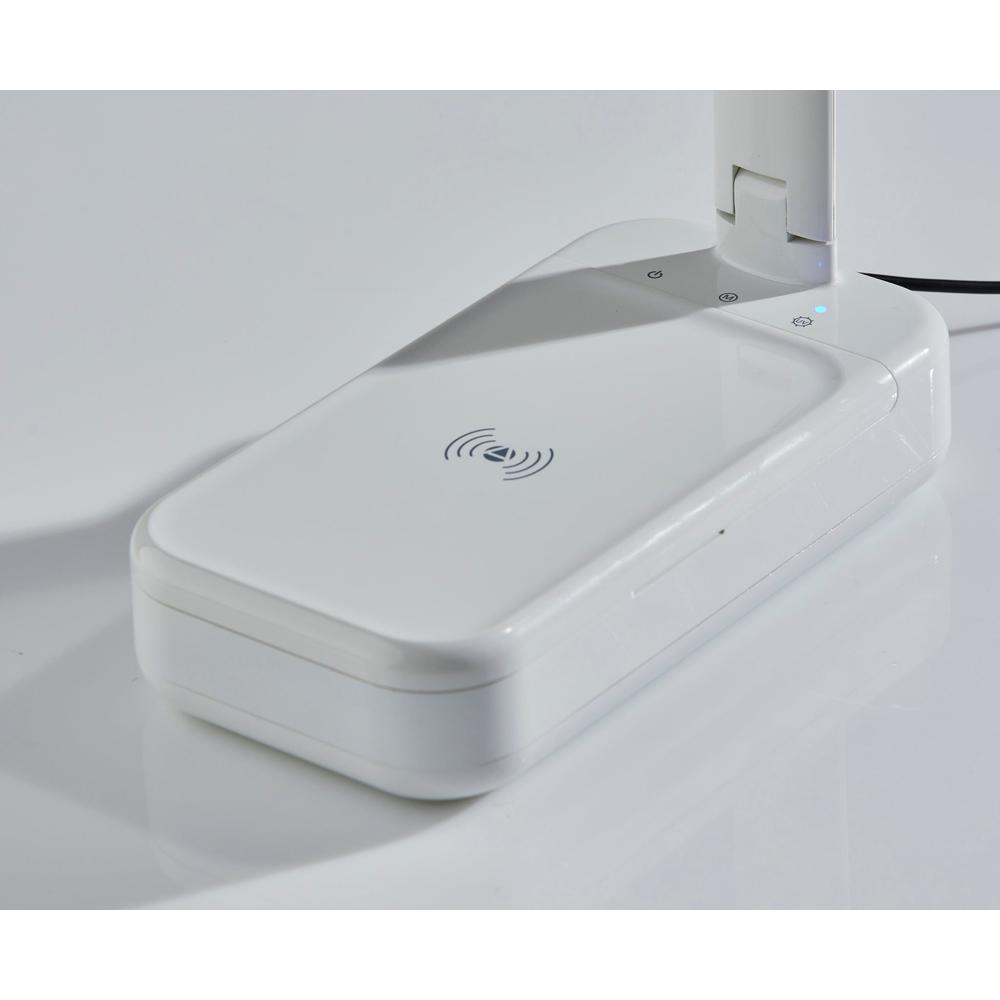 UV-C Sanitizing Desk Lamp w. Wireless Charging & Smart Switch. Picture 8