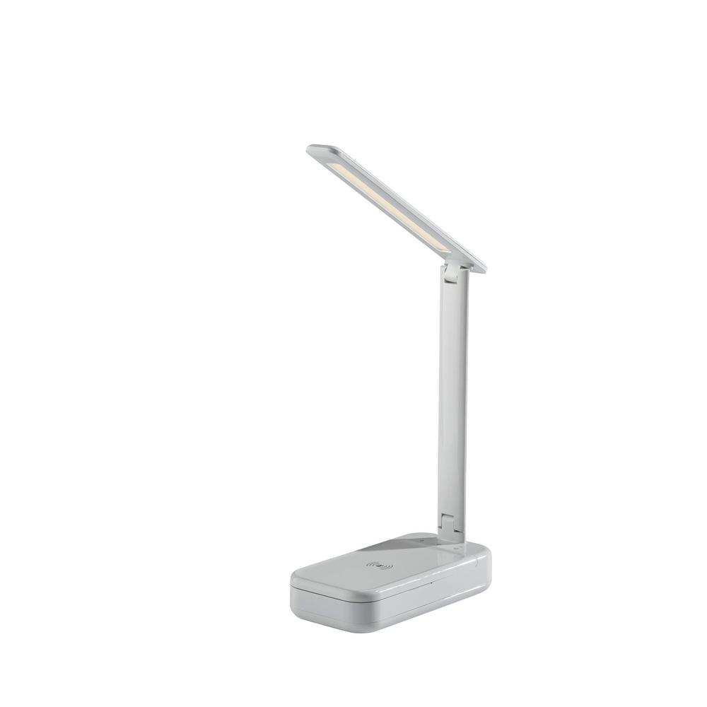 UV-C Sanitizing Desk Lamp w. Wireless Charging & Smart Switch. Picture 1