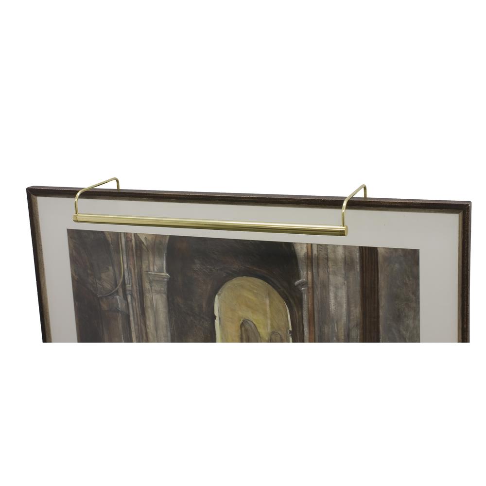 Slim-Line 21" Polished Brass Picture Light. Picture 2