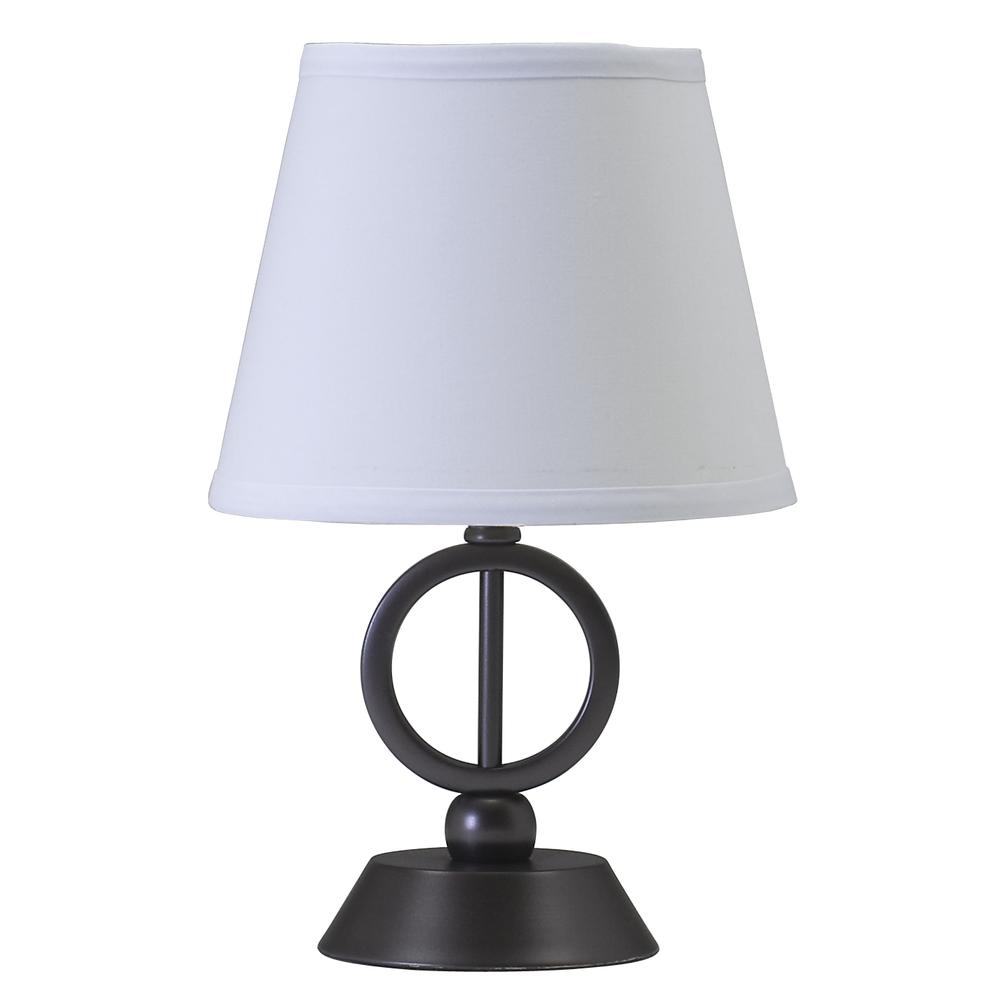 Coach 14" Oil Rubbed Bronze Table Lamp. Picture 1