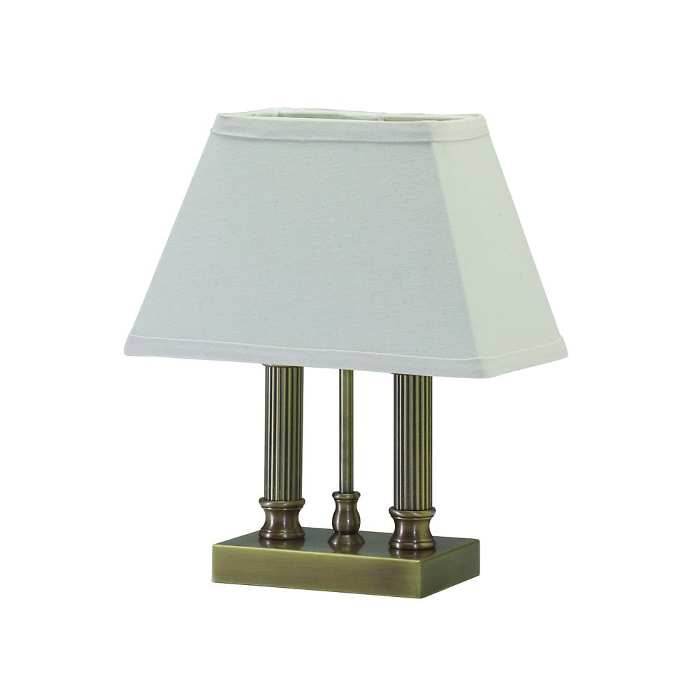Coach 12.5" Antique Brass Table Lamp. Picture 1