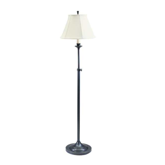 Club Adjustable Black Floor Lamp. Picture 2