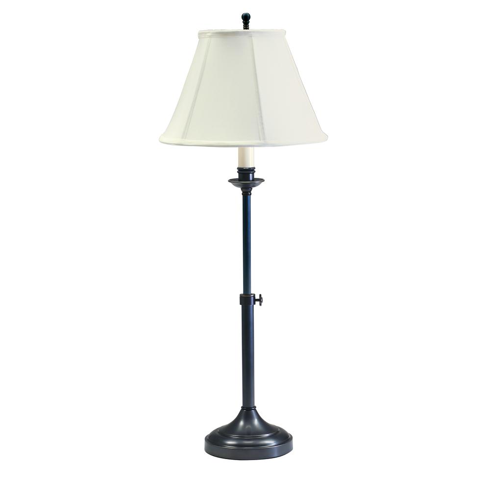 Club Adjustable Oil Rubbed Bronze Table Lamp. Picture 1