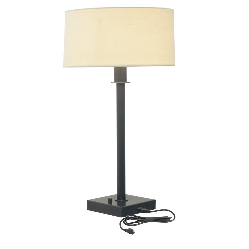 Franklin 27" Oil Rubbed Bronze Table Lamp. Picture 1