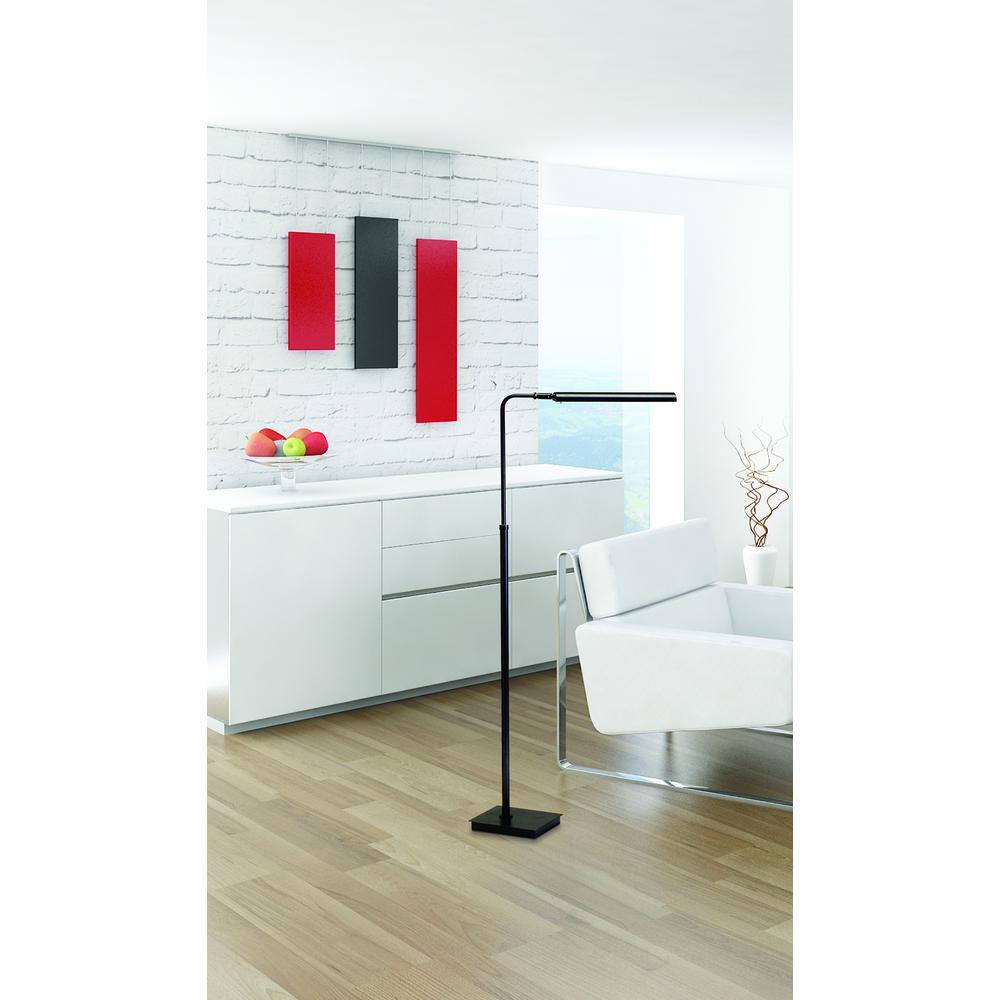 Generation Collection LED Floor Lamp Black. Picture 2