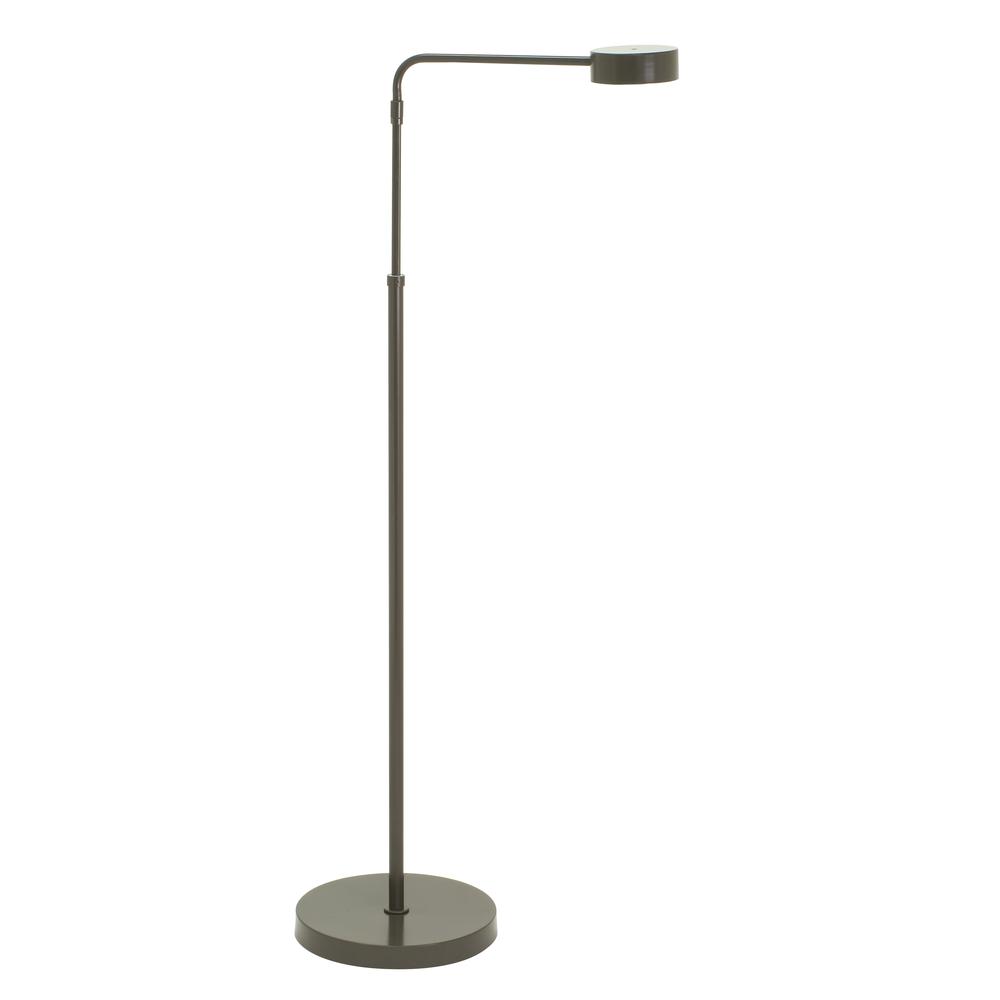 Generation Adjustable LED Floor Lamp in Architectural Bronze. Picture 1