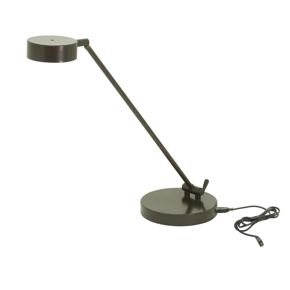 Generation Adjustable LED Table Lamp in Architectural Bronze. Picture 1