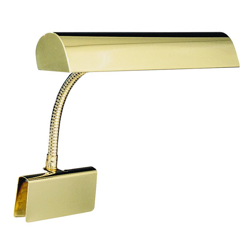 Grand Piano Lamp 14" Polished Brass. Picture 1