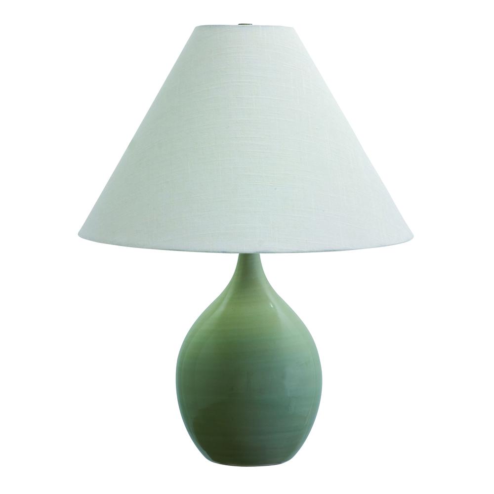Scatchard 22.5" Stoneware Table Lamp in Celadon. Picture 1