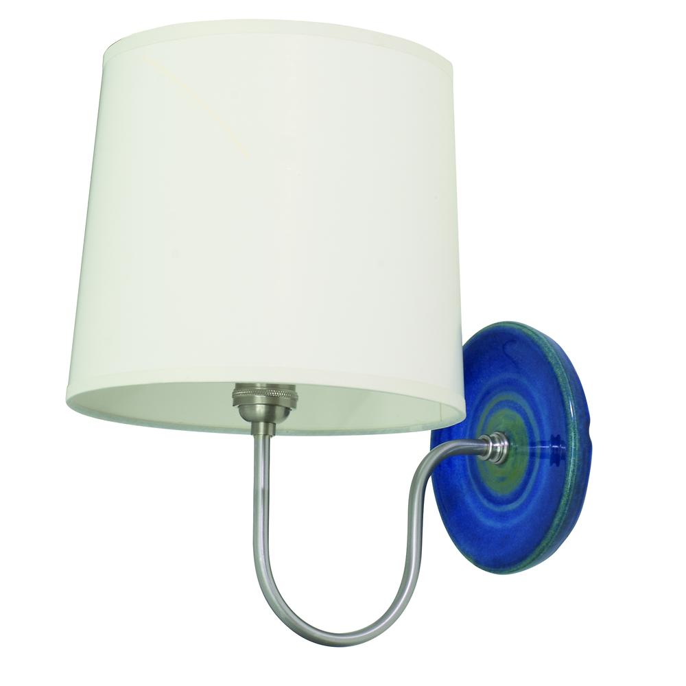 Scatchard Wall Lamp in Blue Gloss. Picture 1