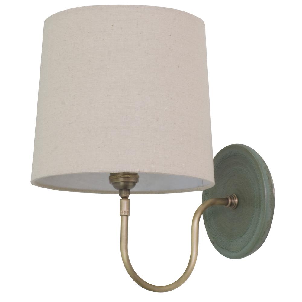 Scatchard Wall Lamp in Green Matte. Picture 1