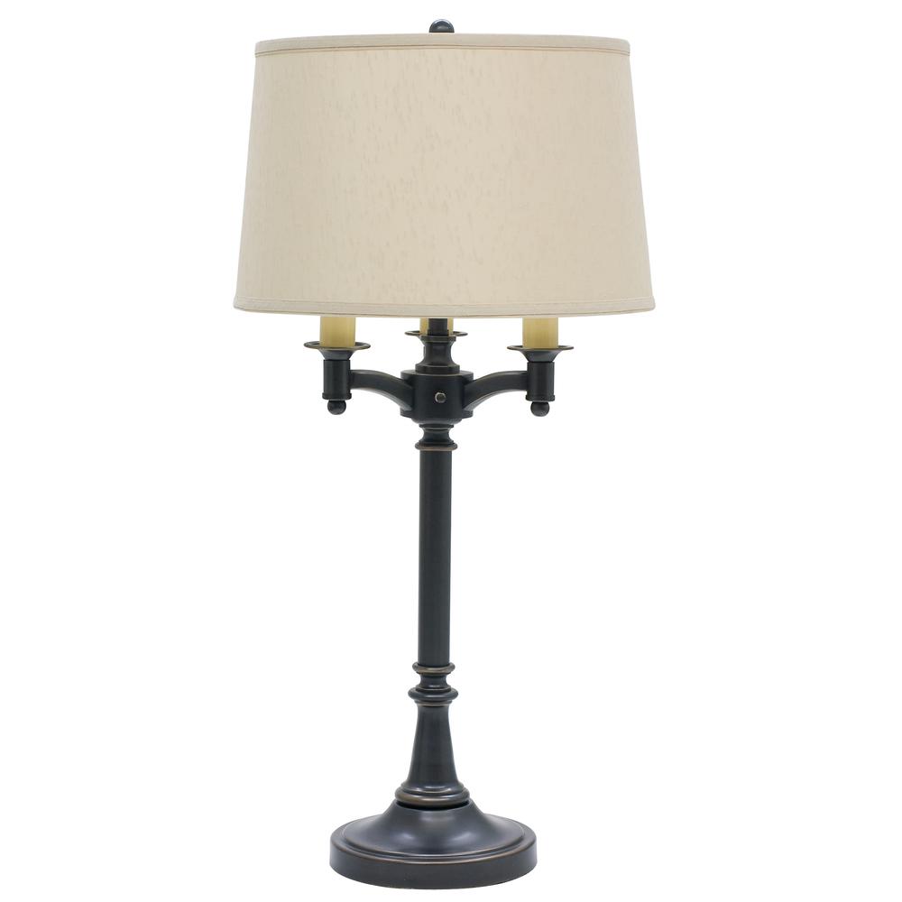Lancaster 31.75" Oil rubbed Bronze Six Way Table Lamp. Picture 1