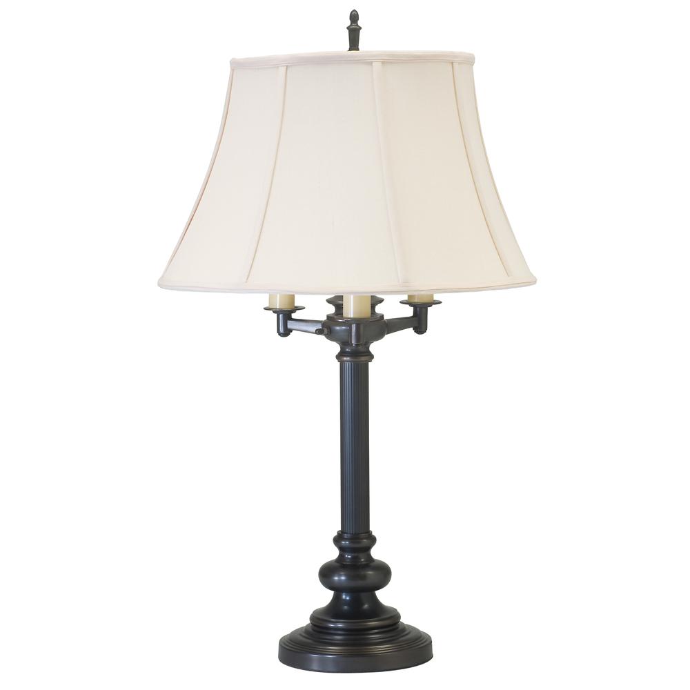 Newport 30" Oil Rubbed Bronze Six-Way Table Lamp. Picture 1